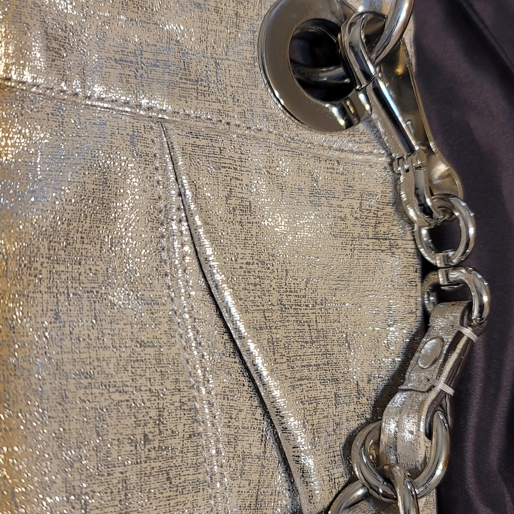 Coach Metallic Shoulder Bag - Picture 5 of 10